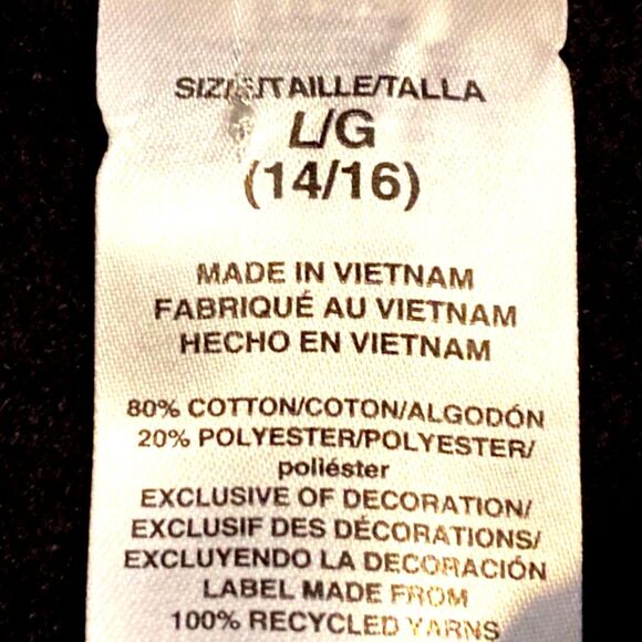 Adidas Boy's Youth Hoodie (14-16) Black - Picture 3 of 5